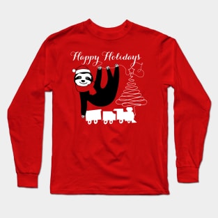 Holiday Sloth Long Sleeve T-Shirt